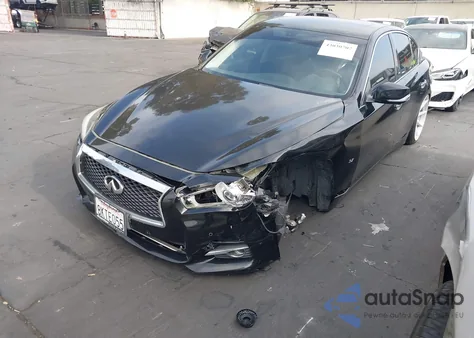 2015 Infiniti Q50 Premium from USA, damaged, VIN JN1BV7AP0FM351249